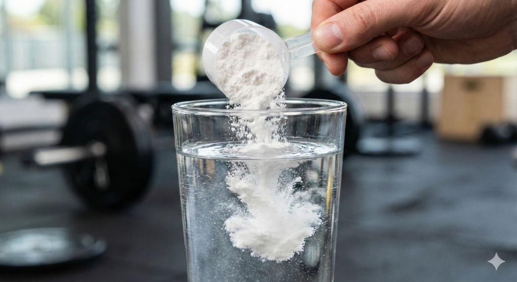 Quantidade ideal de água ao tomar creatina