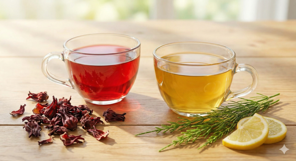 Chás diuréticos para desinchar