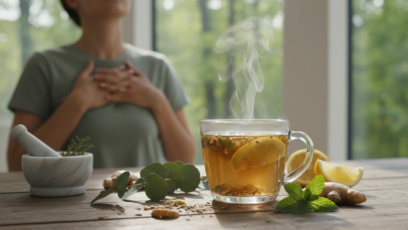 melhor chá para limpar o pulmão