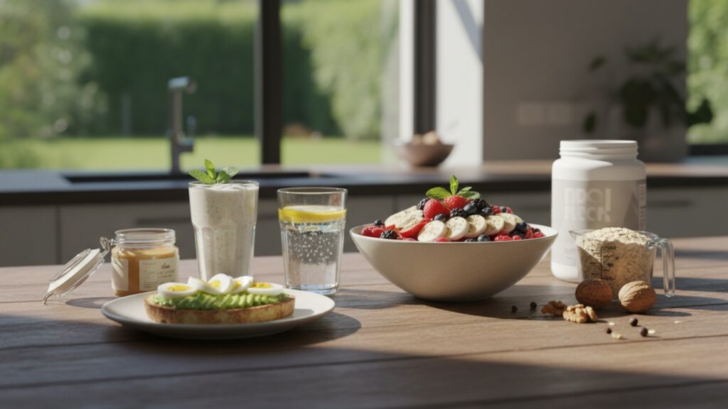 Ilustração principal sobre O que comer antes do treino para ter energia no contexto de O guia definitivo do pré-treino: energia máxima com esses alimentos!