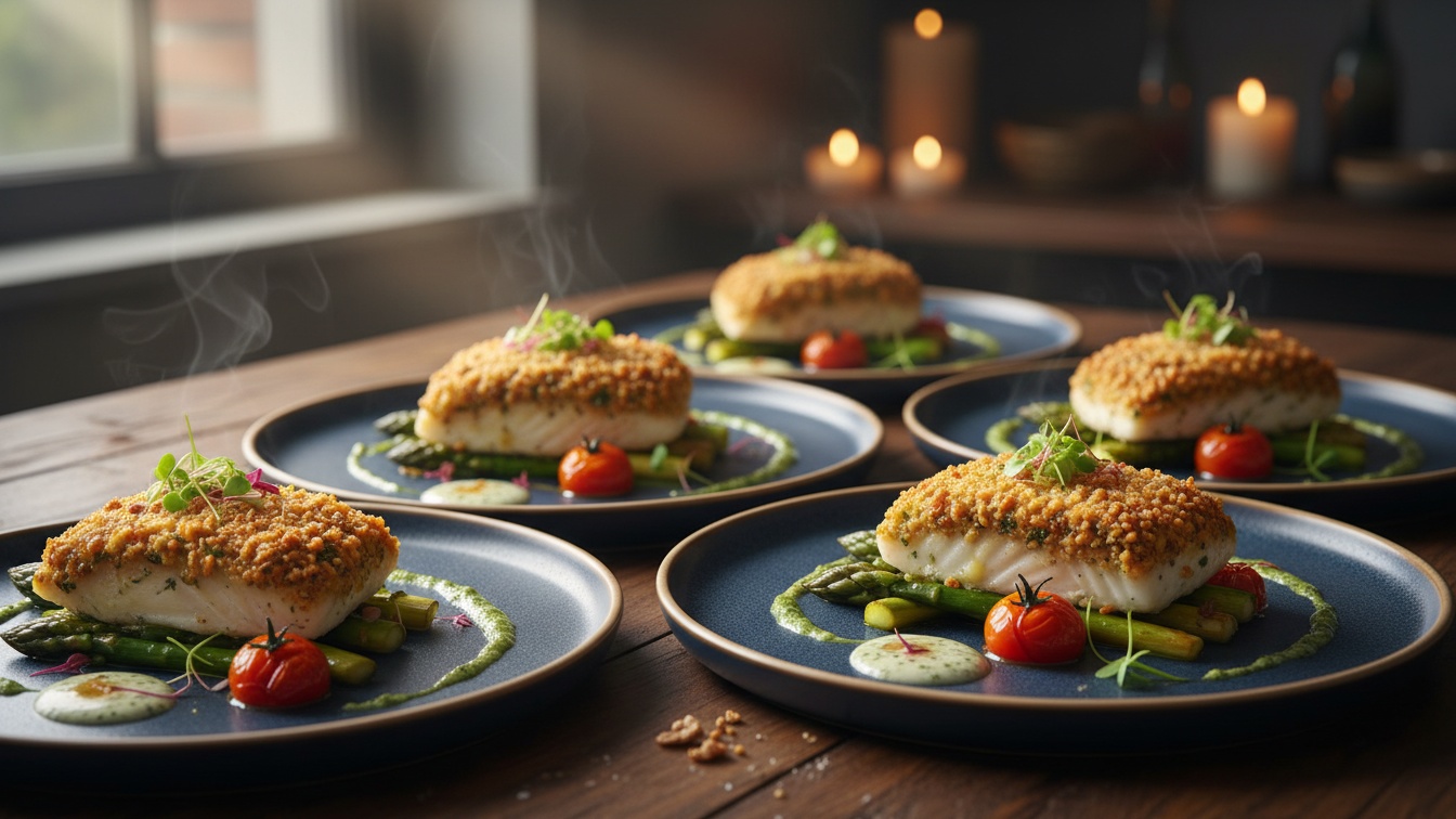 5. Filé de Peixe com Crosta de Castanhas Gourmet