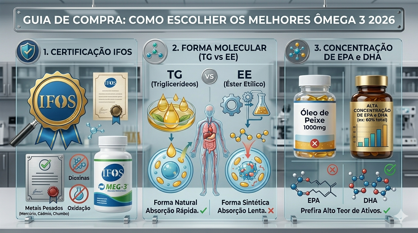 Como escolher os Melhores Ômega 3 2026