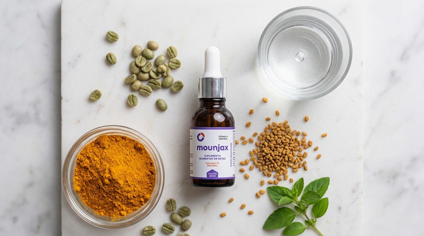 A combinação sinérgica de cúrcuma, café verde e feno-grego é a base natural do emagrecimento.