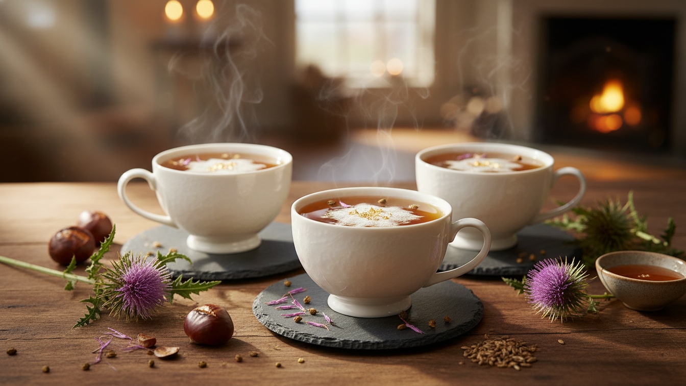 3. Chá de Cardo-mariano (Silybum marianum)