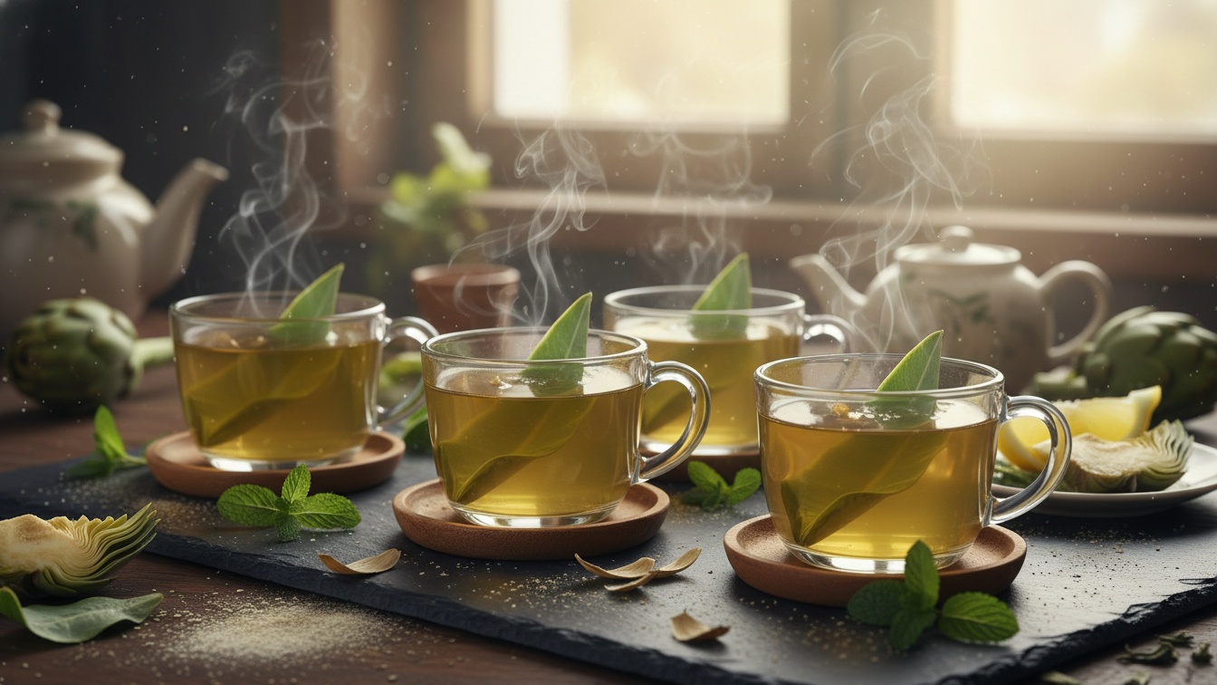 4. Chá de Alcachofra (Cynara scolymus)