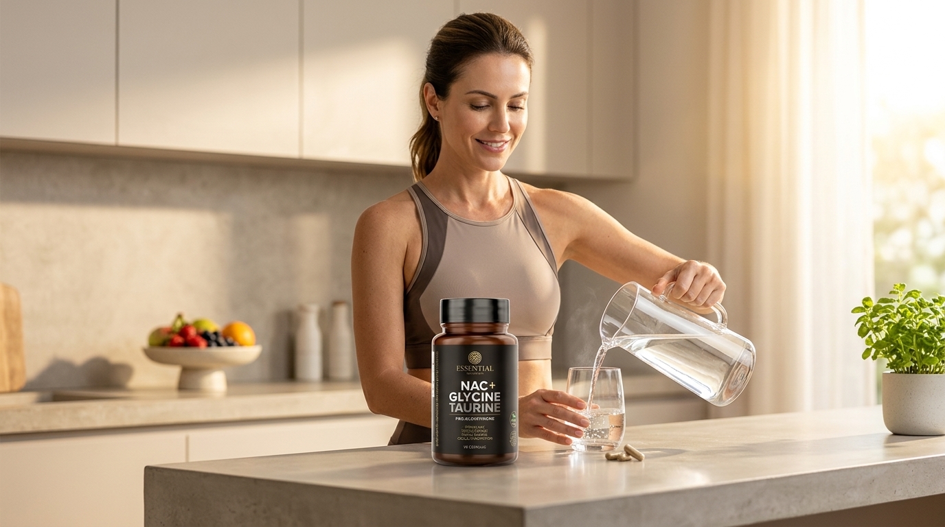 A integração de suplementos puros e certificados à rotina diária é pilar fundamental para uma longevidade saudável.