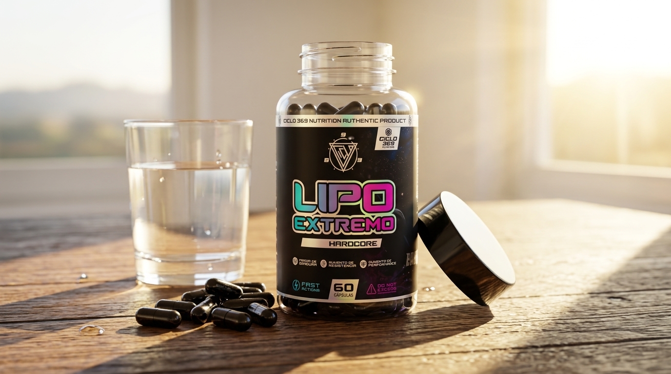 A combinação poderosa de ingredientes do Lipo Extremo agindo no metabolismo.