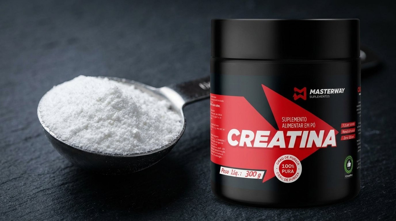Com 0,00% de variação laboratorial, a pureza da creatina Masterway reflete diretamente nos resultados do seu treino.