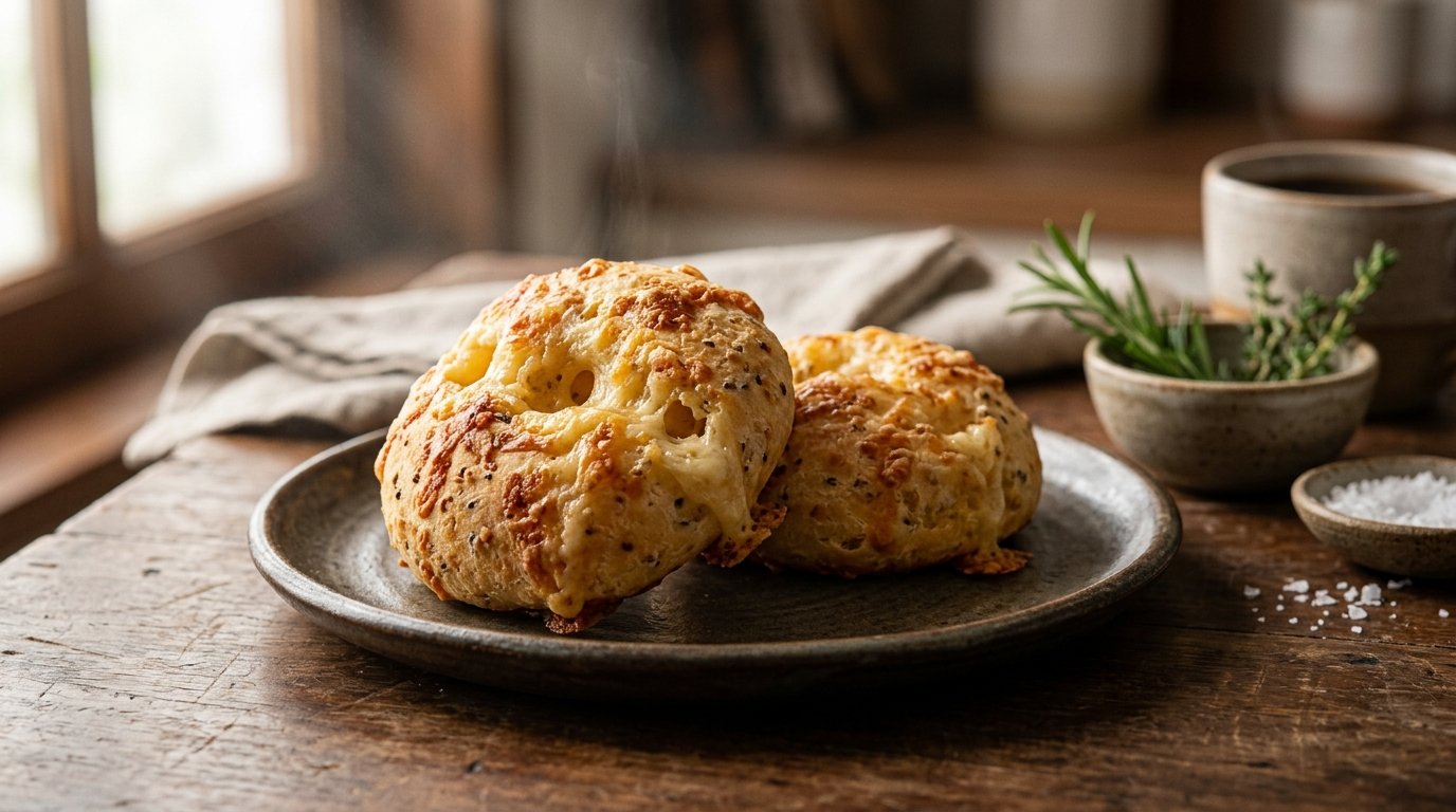 2. Pão de Queijo Fit Proteico de Frigideira